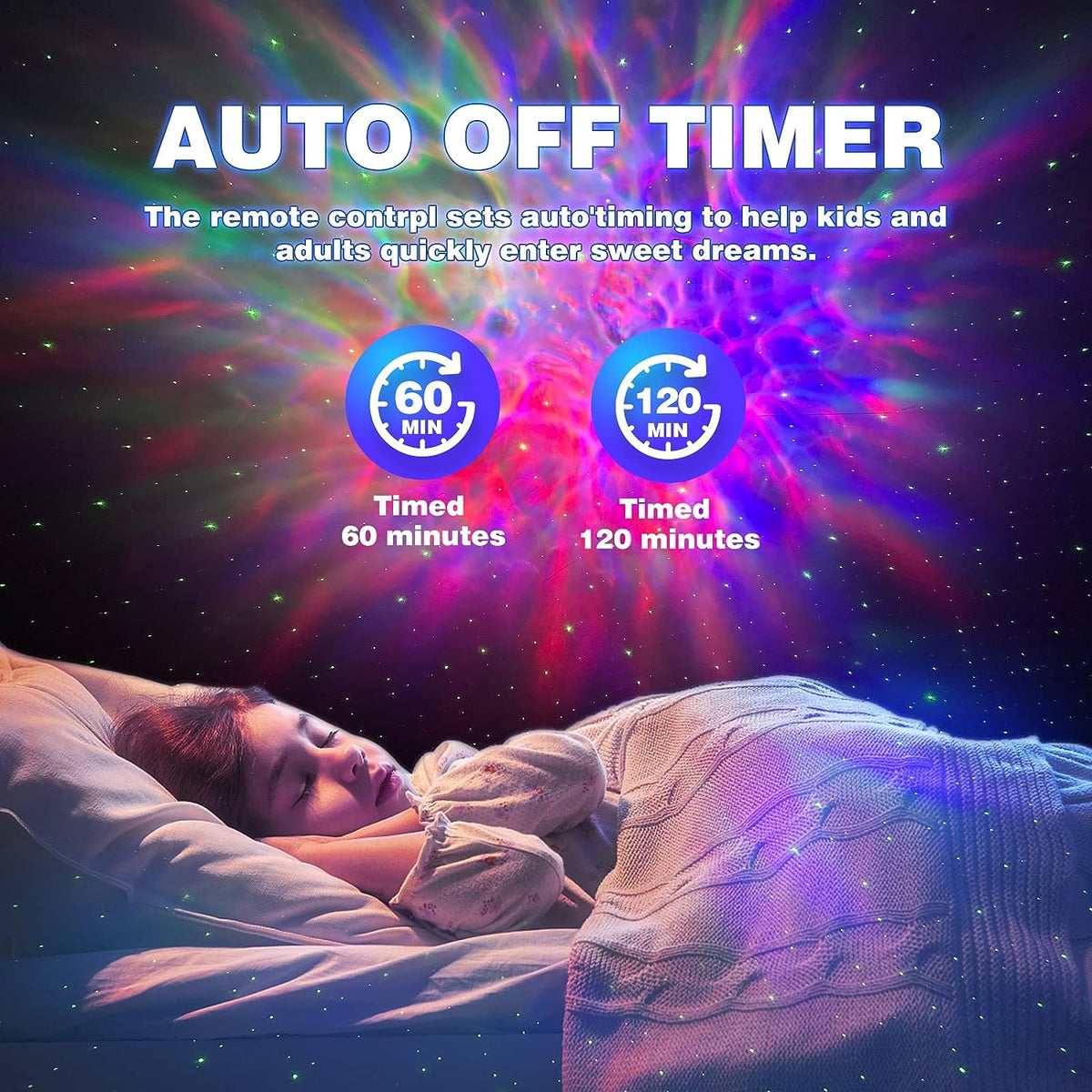 Astronaut Galaxy Projector Night Light, Star Projector for Kids Room Decor
